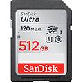 sandisk ultra 512gb sdxc scheda fino a 120 mb/s class 10 uhs-i v10