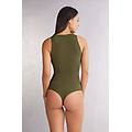 body spalla larga in fresh bamboo donna verde taglia l