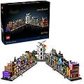 harry potter diagon alley modello con 12 personaggi e autobus per adulti 76444