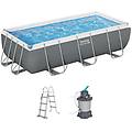 piscina fuori terra steel pro max 404x201x100 cm con pompa e scaletta