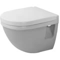 starck3 wc sospeso compact con scarico a pavimento bianco lucido codice prod 2202090000