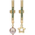 orecchini pendenti con stella e perla