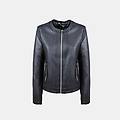 giacca biker da donna nero