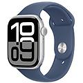 Apple Watch 10 46mm Gps Allumin Silver Blu Sport Band S M
