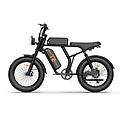 bicicletta elettrica t2 fat tire 250w 48v 15. 6ah shimano 7v sospensioni