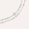 bracciale silver elegance argento rodiato cubic zirconia collezione silver elegance bianco