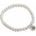 bracciale di perle donna argento 925 gioiello yel301-s7