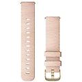 - viomove braccialetto stile 20 mm tessuto rosa cipria fibbia oro chiaro