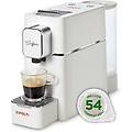 macchina da caffe' coffea cs15w con 54 cialde bianca