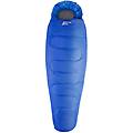 sacco a pelo mummia professionale 3-4 stagioni (300 gsm) blu