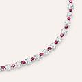 bracciale tennis silver elegance argento rodiato cubic zirconia collezione silver elegance bianco