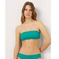 costume a fascia senza imbottitura in fish tale essentials / verde smeraldo / m verde smeraldo