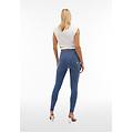 jeggings push up wr. up superskinny vita alta con zip light blue-seams on tone donna xxs