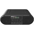 radio portatile dab+ bluetooth lettore cd design vintage 20w usb telecomando nero