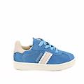sneakers da bambino blu e celeste con zip taglia 20