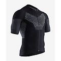 maglia x-bionic twyce g2 manica corta nero grigio m