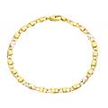 bracciale uomo in oro giallo e bianco mfn403gb20