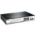 switch 10p gigabit 8p poe +2 minigbic dgs-1210-10p