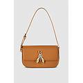 borsa a spalla in pelle con tracolla u