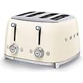 tsf03creu estetica 50's style tostapane 4 fette 6 livelli di doratura panna