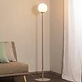 piantana joel spenta beige/bianca 1 luce