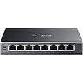 switch gestito omada es208gp 8 porte gigabit ethernet poe+ montaggio din rail