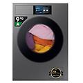 Samsung Lavatrice Wf90f09c4su3 9kg Classe A Dark Silver Steel Oblo Nero