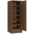 - scarpiera rovere marrone 32x35x92 cm in legno multistrato