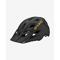 casco fixture nero opaco arancione