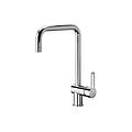 miscelatore monocomando per lavello con canna orientabile serie ringo rin980cr cromato ottone