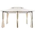- gazebo in acciaio e tessuto beige 300 x 400 cm colos