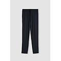 pantalone lungo in soft silk uomo blu taglia m