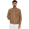 giubbino in pelle sandssuedepe07 beige