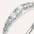 anello riviere claire oro bianco cubic zirconia collezione claire misura 54 oro bianco