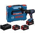 trapano avvitatore percussione bosch expert exsb18v-150 con 3 batterie caricabatteria e valigetta