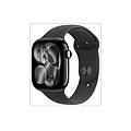 watch series 11 gps cassa 46 mm in alluminio jet black con cinturino sport nero s/m