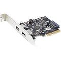 scheda di rete startech. com pexusb312a3 pcie usb 3. 2 gen 2 10gbps 2 porte low-profile