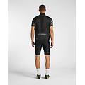 windproof full zip m giacca ciclismo uomo nero