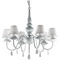 - lampada a sospensione 6 x 40w e14 bianco