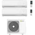 climatizzatore dual split breva e 9+9 con ex18000-2 r-32 inverter wi-fi optional classe a++