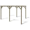- tettoia posto auto coperto in legno 3x4 m 12 m2
