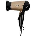 phon da viaggio pieghevole edm 07634 1200w 2 velocit&agrave; nero oro