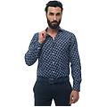 camicia casual blu