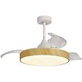 ventilatore da soffitto alaska trasparente d. 50 cm