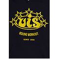 felpa unisex vis con cappuccio da palestra blu navy donna large