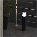- piantana contemporanea da esterno basalgo-z 1 luce acciaio inox nero