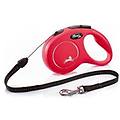 guinzaglio avvolgibile a corda new classic s lunghezza 8 m-12 kg rosso