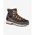 scarponi trekker pro gore-tex marrone grigio arancione 44. 5