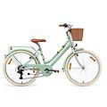 bicicletta per bambini 24 pollici dai 10 13 anni. city retro