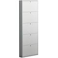 mobili 85 50 22 scarpiera slim 5 ante bianco